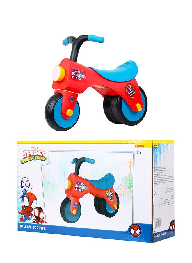 Spiderman Ride On Toys for Kids, Baby Ride on Scooter, Gift for Girls & Boys, Balance Bike Anti Skid No Pedal, Toddler Bicycle , 3 years-5 years, Red
