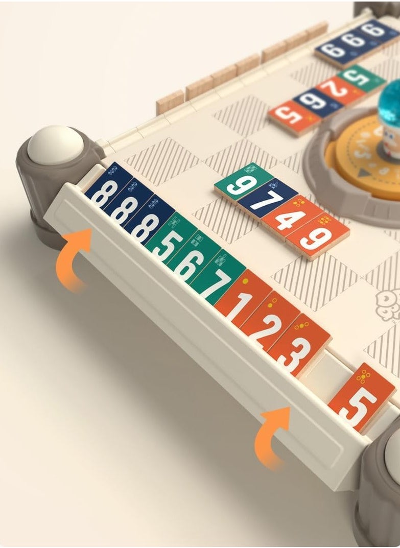 Intelligence and thinking training for children aged 6 and above, interactive math board games with toys for parent-child families, and focused on digital mahjong.45 * 45 * 8.3cm.