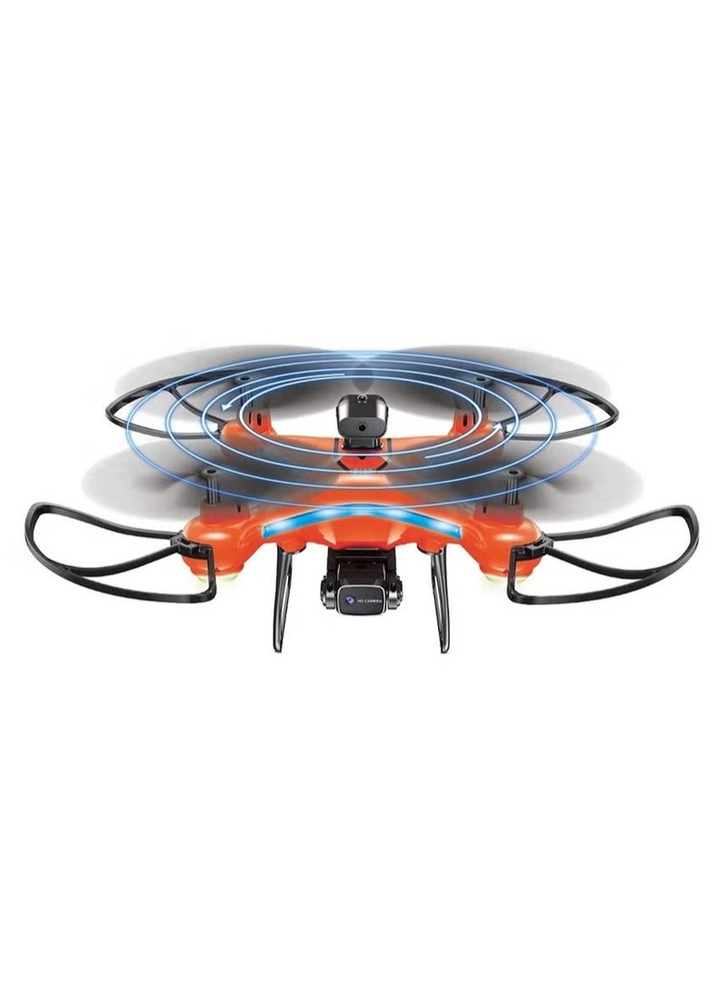 Drone F192 RC Helicopter – Professional 4K Dual Camera, HD Video Recording, GPS Assisted Flight, Foldable Design, Stable Flight for Aerial Photography, Vlogging, and Adventure Flights, Easy Control