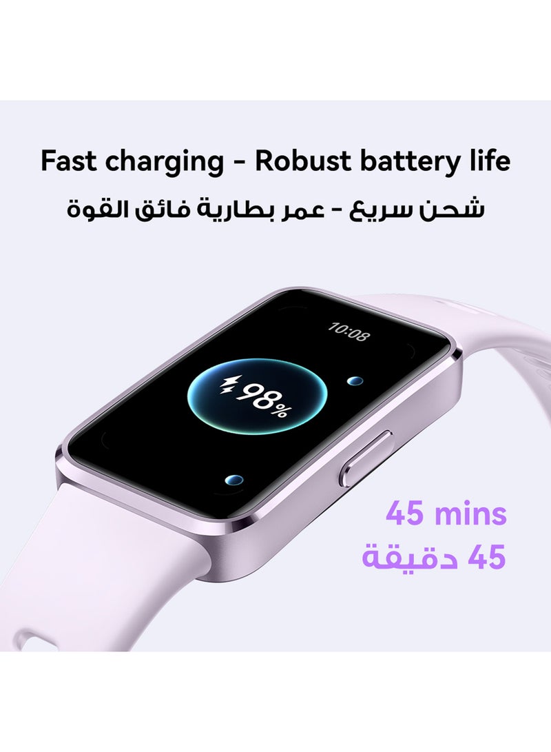 Band 10 Smartwatch, Compatible with iOS Android, Emotional Wellbeing Assistant, Fast Charging And Robust Battery Life, Comfortable Wearing, Pro-Level Sleep Analysis, Pink