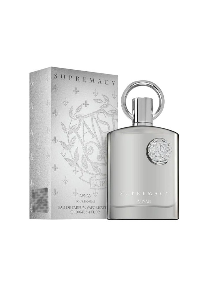 AFNAN Supremacy Silver Eau De Parfum for Men - 100ml🌟🌟🌟🌟🌟