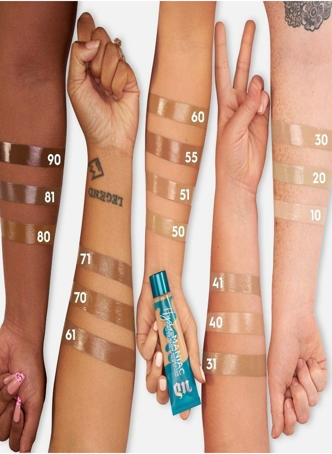 Urban Decay Hydromaniac Glowy Tinted Hydrator Foundation 51- Medium Neutral 35ml