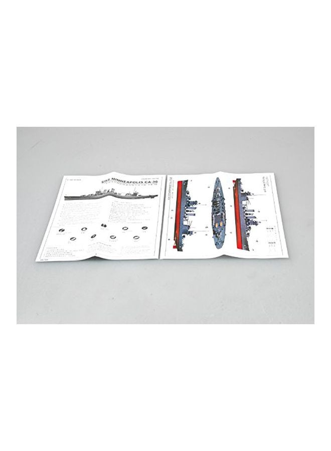 USS Minneapolis CA36 Heavy Cruiser 1942 Model Kit TR05744