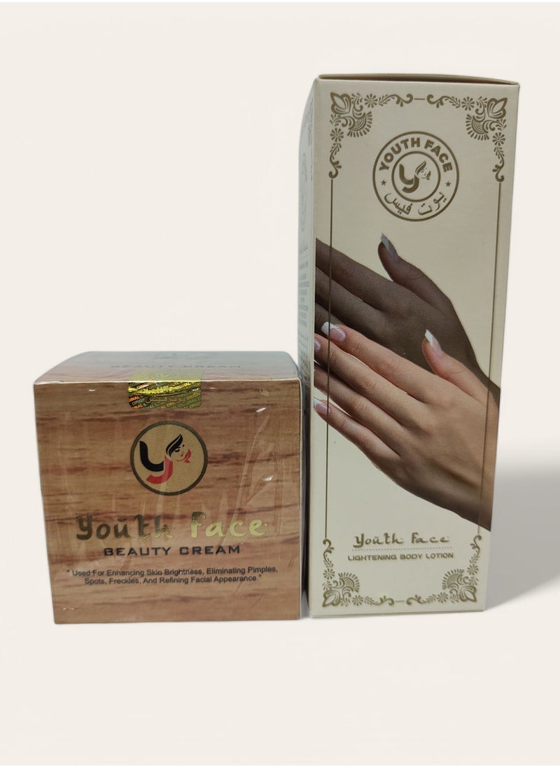 Youth face beauty cream and Lightening lotion best for whitening skin