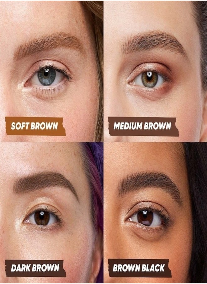 Kosas Brow Pop Nano Ultra-Fine Detailing & Feathering Eyebrow Pencil, Dark Brown - Rich Dark Brown 0.03g