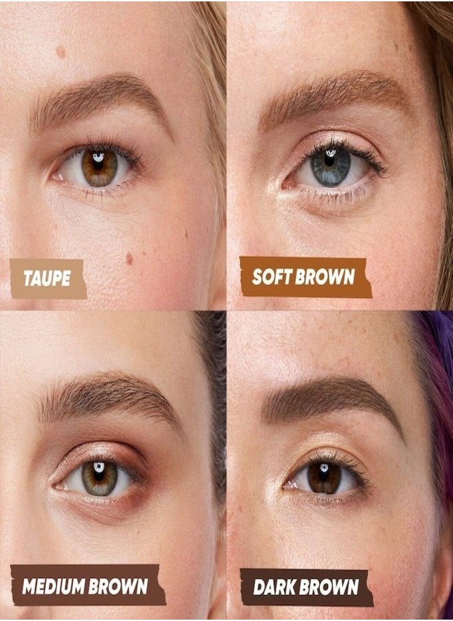 Kosas Brow Pop Nano Ultra-Fine Detailing & Feathering Eyebrow Pencil, Medium Brown - Neutral Medium Brown 0.03g