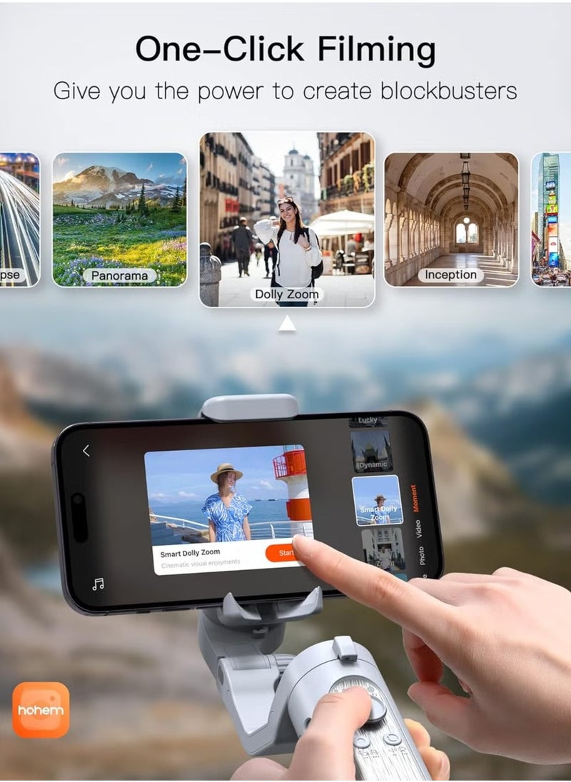 iSteady XE 3-Axis Handheld Gimbal Stabilizer for Smartphone – Anti-Shake Technology, Smooth Video Recording, Easy Control, Portable Design, Perfect for Vlogging, Filmmaking, and Action Shots.