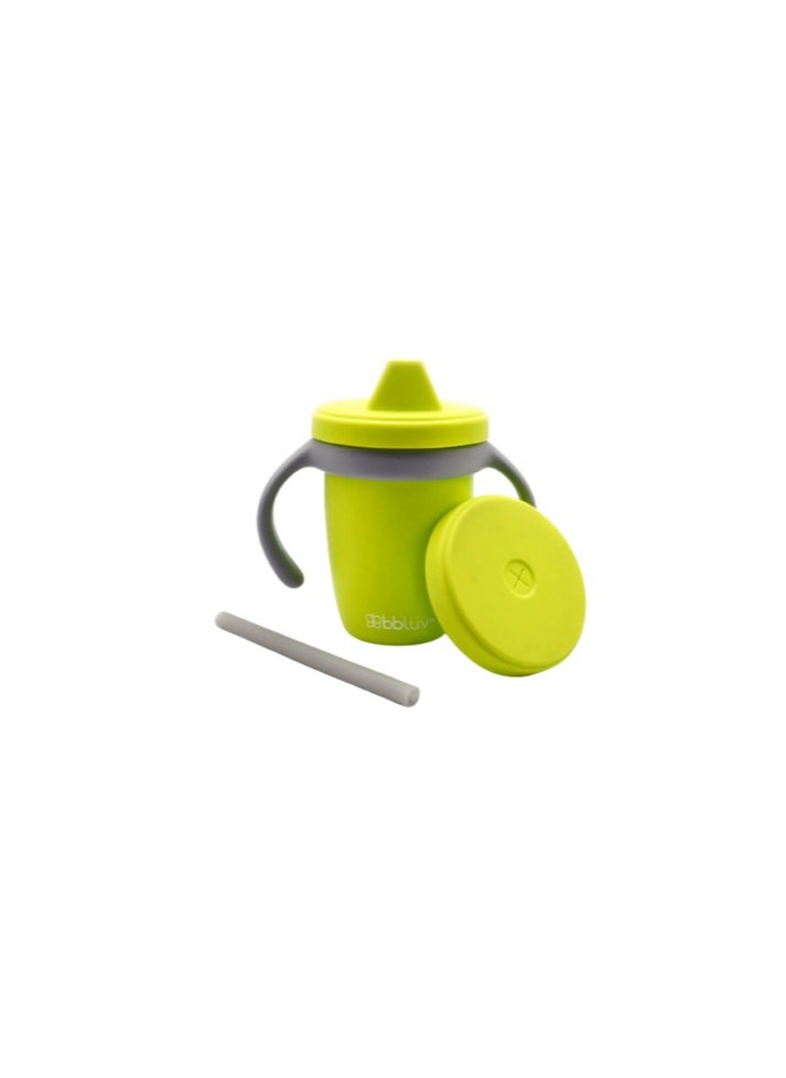 Bbluv Kup - Convertible Silicone Sippy Cup - Lime