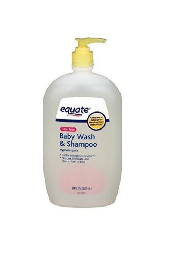 Equate Tear Free Baby Wash & Shampoo, 28 fl oz