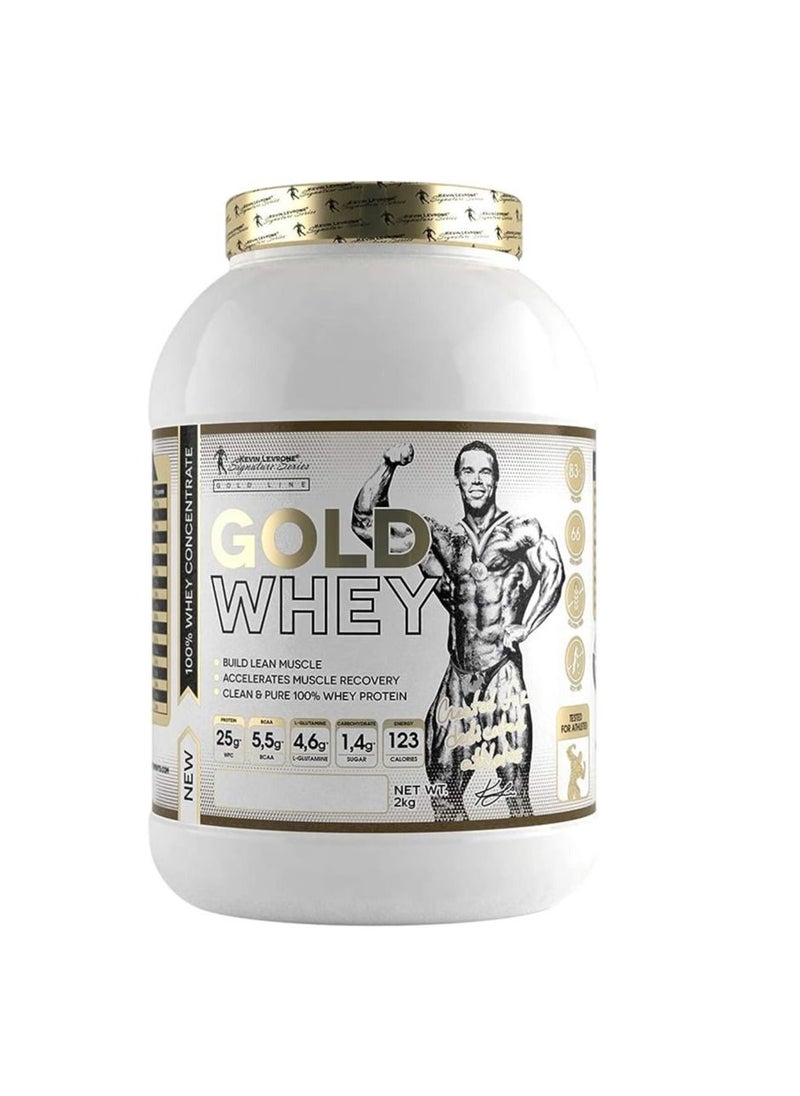 Gold Whey Support Muscle Recovery Muscle Growth 2 Kg Chocolate Flavor