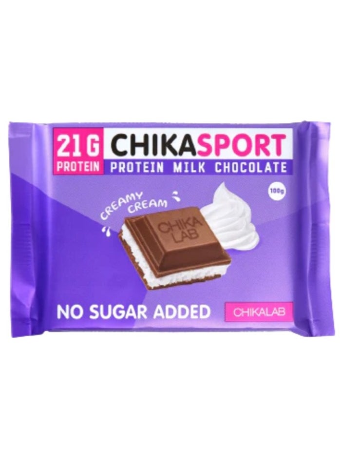 Chika Sport Protein Milk Chocolate Creamy Cream 100gx4