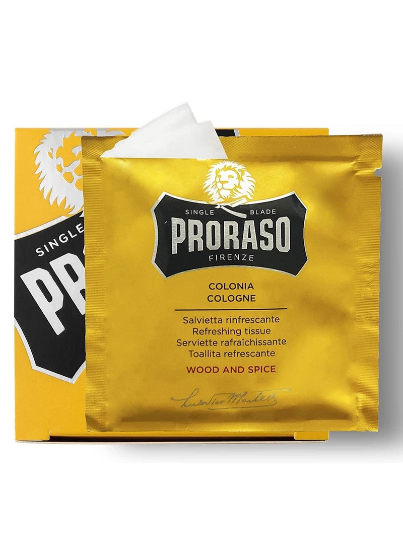 Proraso Refreshing Cologne 6 Piece Tissue Set