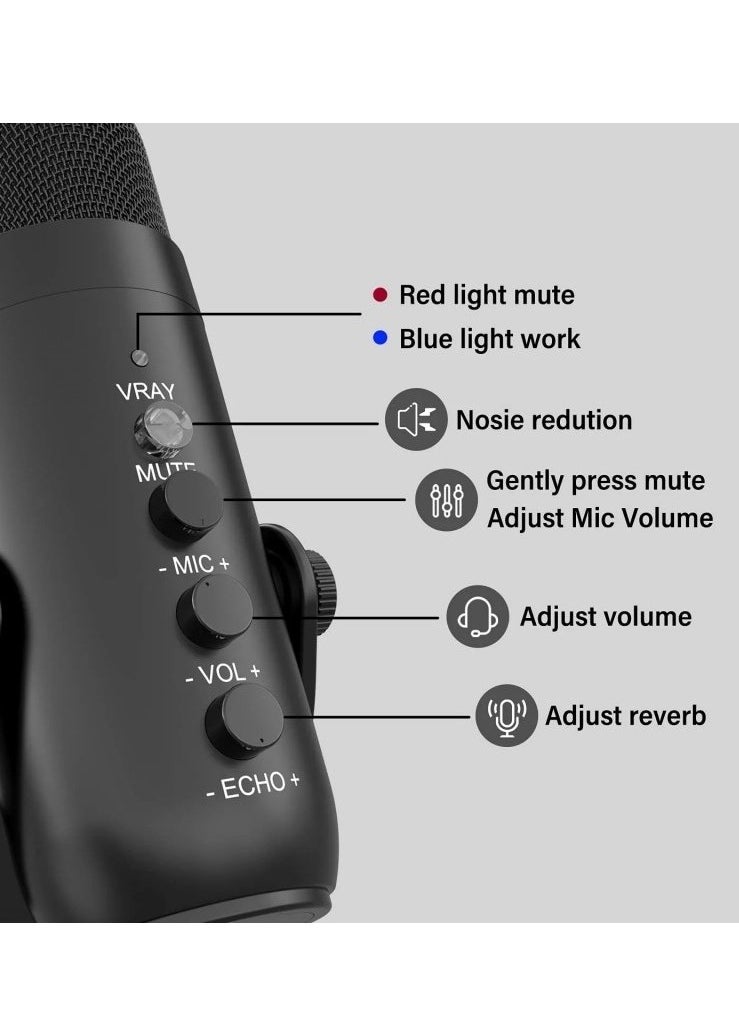 MC-PW8 USB Desktop Condenser Microphone