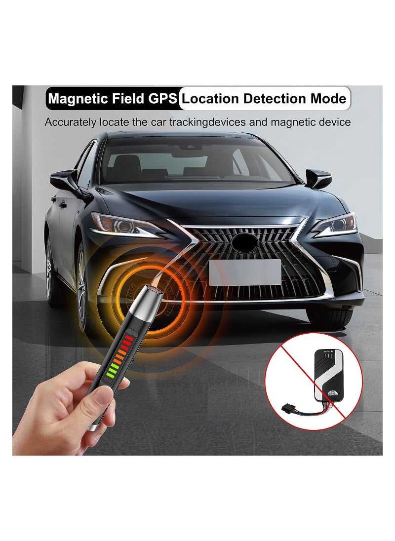 Hidden Camera Detector, RF Signal Scanner, Magnetic Field Finder, and IR Mode Detection Device for Travel, Office, and Car - Your Ultimate Privacy Protection Tool.