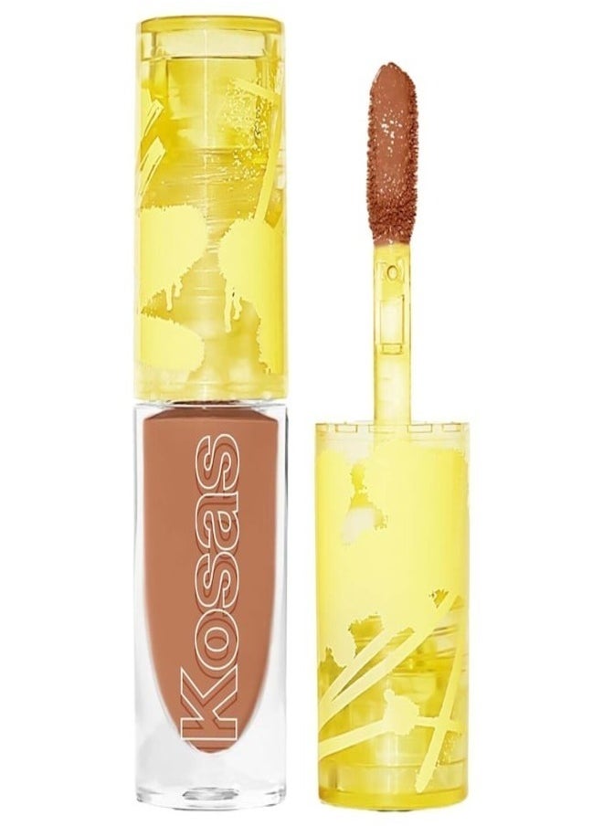 Kosas Mini Revealer Super Creamy + Brightening Concealer with Caffeine & Hyaluronic Acid , Tone 07 N - Tan with Neutral Undertones 2ml