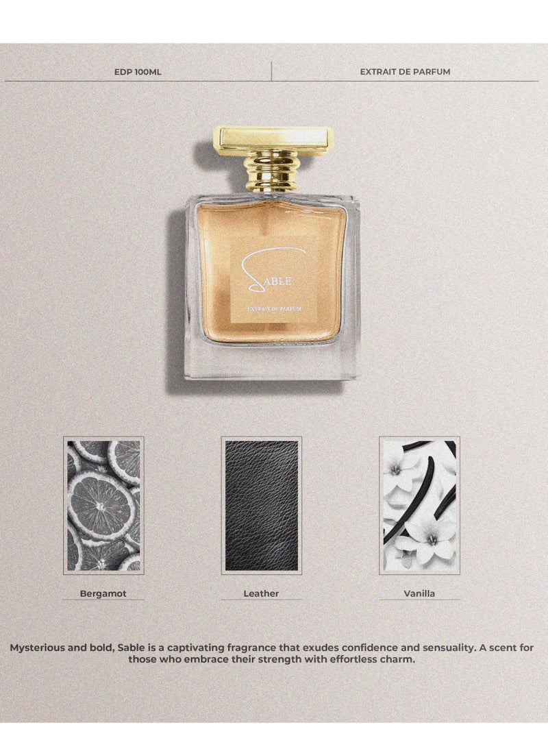 Privilege Sable By AMD Perfumes Men and Women Fragrance EDP 100ml