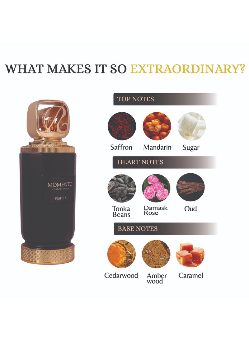 RiiFFs Parfums Momento Extrait De Parfum For Men 100ML