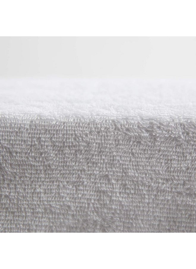 JumpOff Jo - Terry Cotton Crib Mattress Protector for Baby Crib White