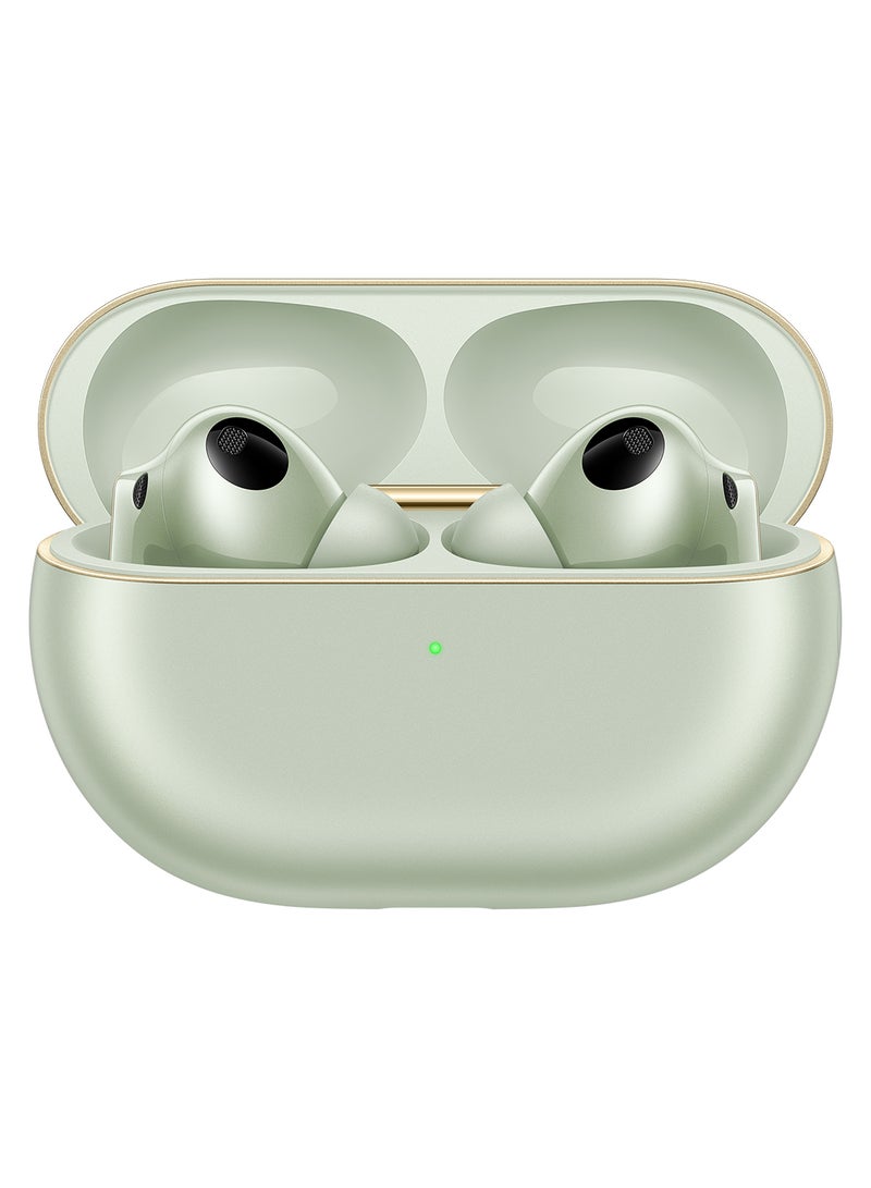 FreeBuds Pro 4, Accept-reject calls with Head Motion Controls, Dual-driver True Sound, Intelligent Dynamic ANC, compatible with iOS & Android, AI call-noise-cancellation Green