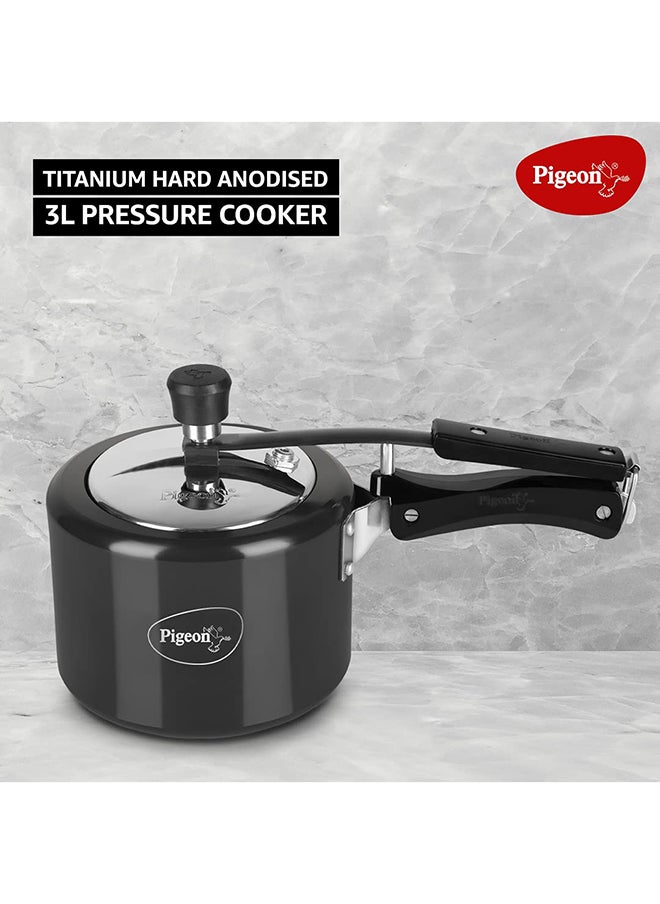 Pigeon Titanium Pressure Cooker 3 Ltr Inner Lid Ib - Ha