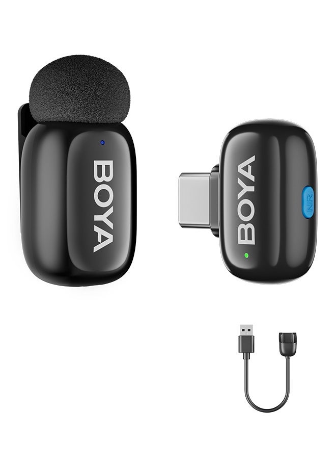 BOYA MINI-17 Wireless Lavalier Microphone Noise Cancellation Microphone For iPhone 15/16 Android Smartphones Ultra mini microphone with AI Voice Change, Metal Clip on Mic for Vlogging TikTok YouTube Content Creators Live Streaming Interview Recording