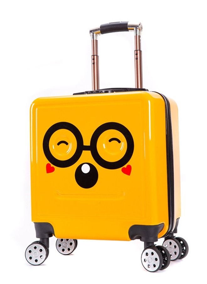 Kids Luggage Travel Suitcase Children's Carry on Luggage 20 inch Cartoon Rolling Trolley Case Ride on Wheeled Suitcase for Children Toddlers Boys Girls