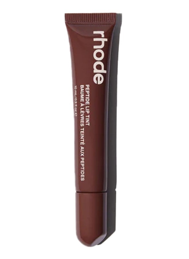Peptide Lip Tint, High Gloss Glass Nude Jelly Liquid Lipstick, Hydrating Tinted Plump Lip Oil 10ML - Espresso ﻿