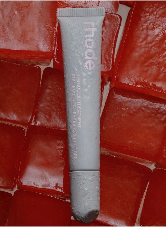 Skin Peptide Lip Treatment, High Gloss Glass Nude Jelly Liquid Lipstick, Hydrating Tinted Plump Lip Oil 10ML - Watermelon Slice