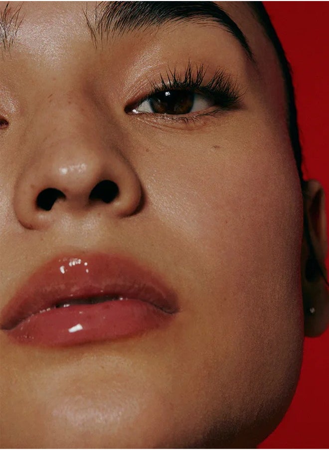 Skin Peptide Lip Treatment, High Gloss Glass Nude Jelly Liquid Lipstick, Hydrating Tinted Plump Lip Oil 10ML - Watermelon Slice