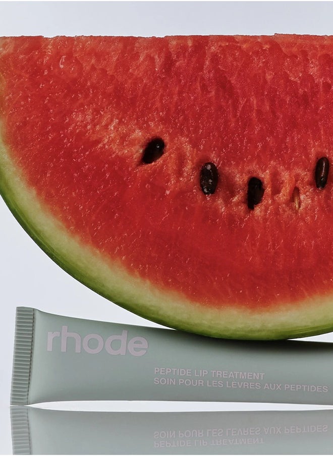 Skin Peptide Lip Treatment, High Gloss Glass Nude Jelly Liquid Lipstick, Hydrating Tinted Plump Lip Oil 10ML - Watermelon Slice