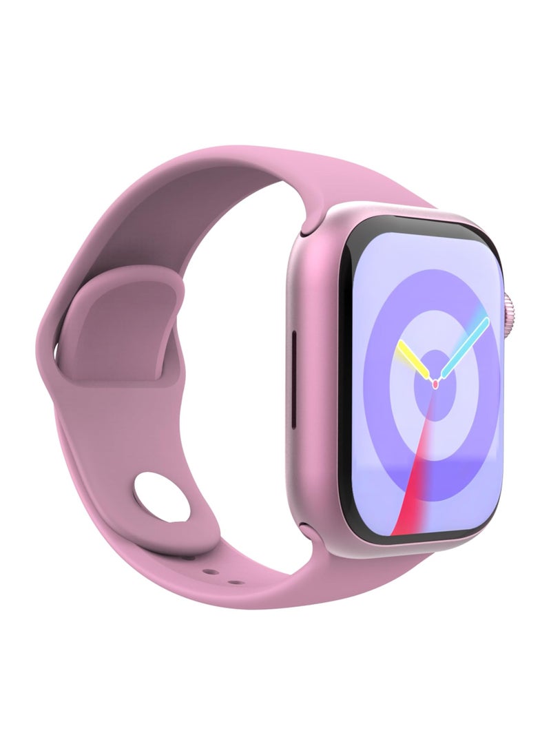G-Tab GS9 Mini/1.75 Inches Amoled/Always Display On/Raise to Awake/Health Tracking/Multi Sport Mode/1 GB Storage/15 months Warranty (Pink)