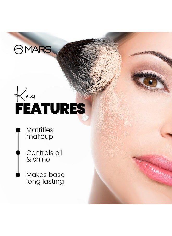 MARS Born To Bake Setting Powder With Matte Finish | Long-Lasting & Ultra-Durable | Oil Control & Enhanced Sebum Management | Blurs Pores & Smooths Fine Lines (10g) (Vanilla Extract)
