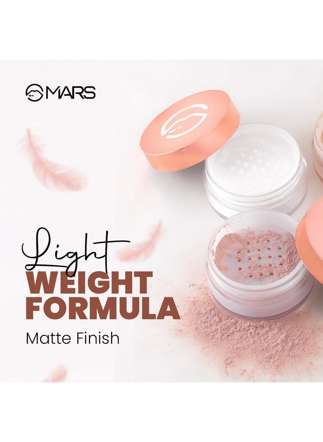 MARS Born To Bake Setting Powder With Matte Finish | Long-Lasting & Ultra-Durable | Oil Control & Enhanced Sebum Management | Blurs Pores & Smooths Fine Lines (10g) (Vanilla Extract)