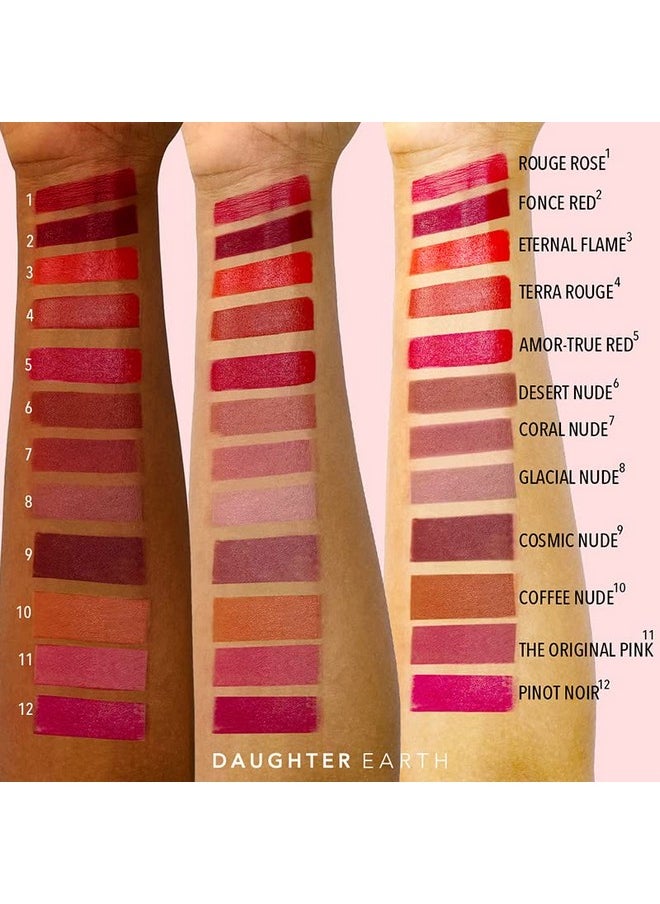 Daughter Earth Vegan Lip and Cheek Tint | Matte Natural Blush for Women | Lip Tint with Vitamin E | Nourishing Cheek Tint, 4.5g - Desert Nude