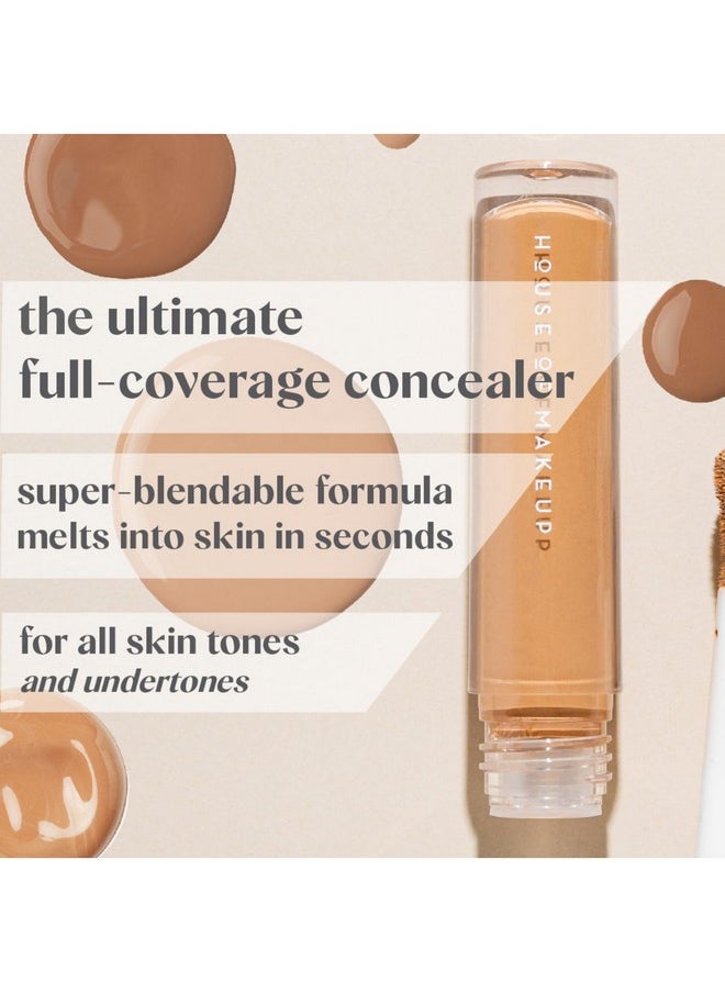 House Of Makeup Matte Concealer for Dark Circles, Pigmentation | Non-Crease, Non-Cakey | Long Wear, Waterproof, Sweat-proof | Full Coverage Concealer for Oily Skin | For Face Makeup | 6 ML (F01 - Fair Skin Tone)
