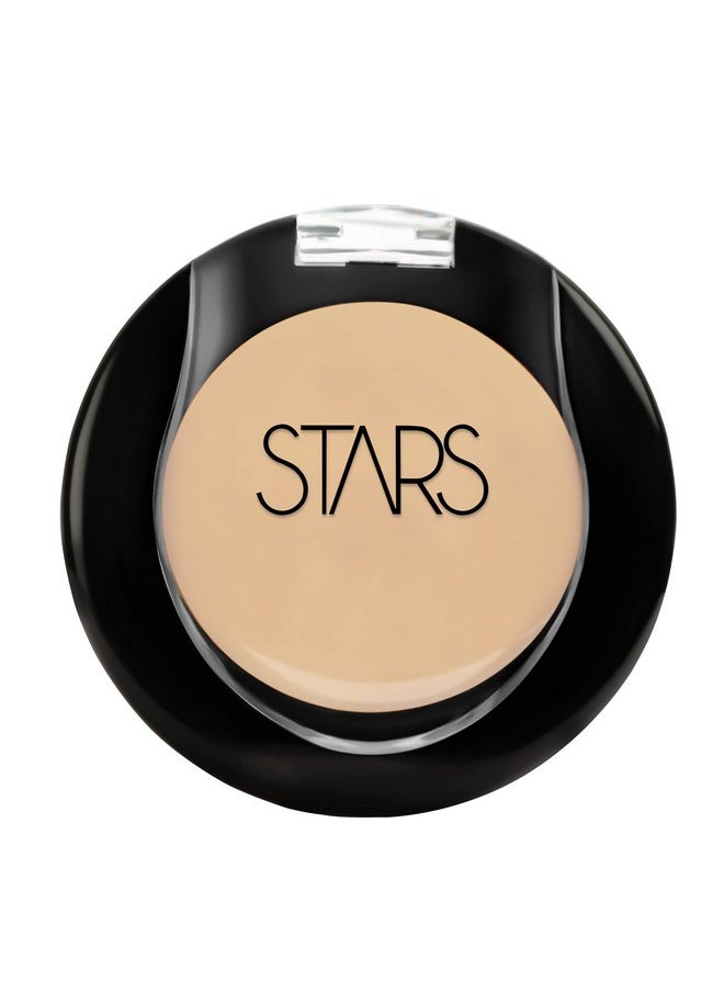 STARS COSMETICS Full Coverage Face Makeup Cream Concealer For All Skin Types, Waterproof, Makeup Artist Recommended, Corrector For Under Eye Dark Circles, Acne & Blemishes, Matte Finish, (Light) 5g