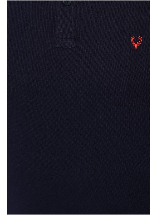 Allen Solly Men Solid Regular Fit T-Shirt(Askpqrgfw82524_Navy_M)