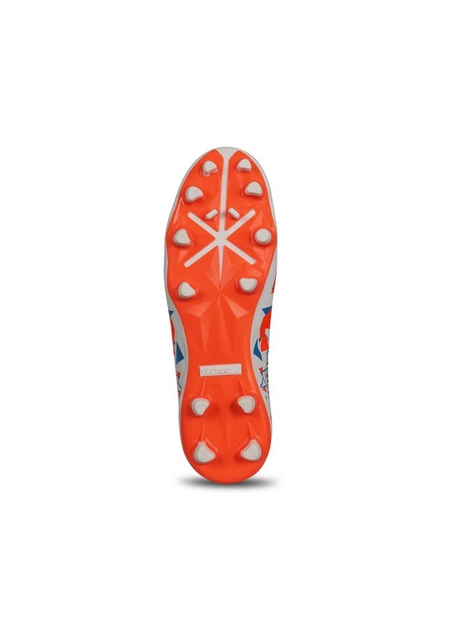 Vector X Nitro-X Football Shoes for Men (White-Orange)