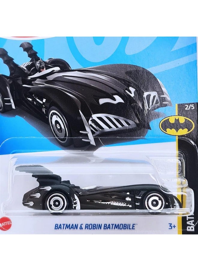 Hot Wheels 2024 Batman & Robin Batmobile Batman Ages 3 and Up (Blue)