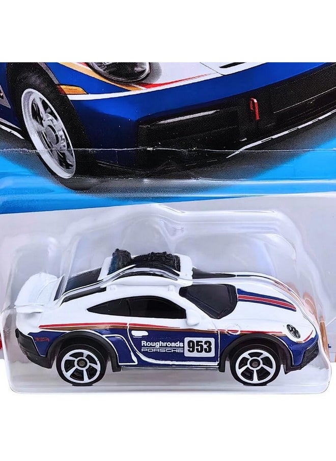 Hot Wheels Porsche 911 Rallye HW Turbo for Ages 3 and Up (White/Blue)