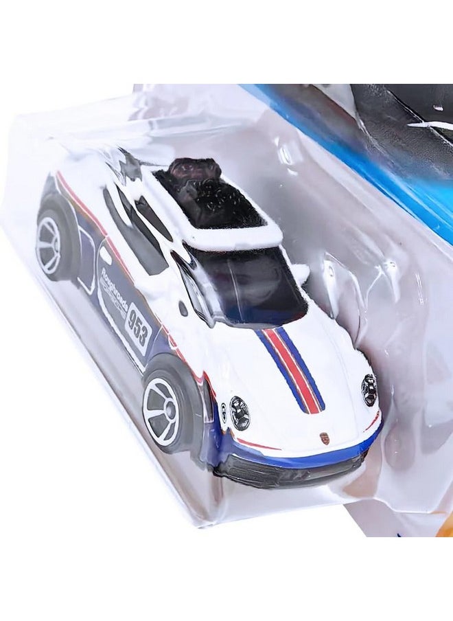 Hot Wheels Porsche 911 Rallye HW Turbo for Ages 3 and Up (White/Blue)