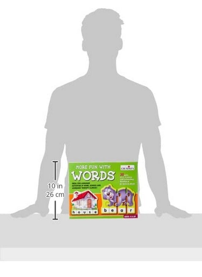 Creative’s More Fun with Words | Learning & Educational | 4 Letter Words | Jigsaw Puzzle |Learning Games | Home Learning Puzzles Game | Educational Games | Pre-School Puzzles for Ages 4 & up