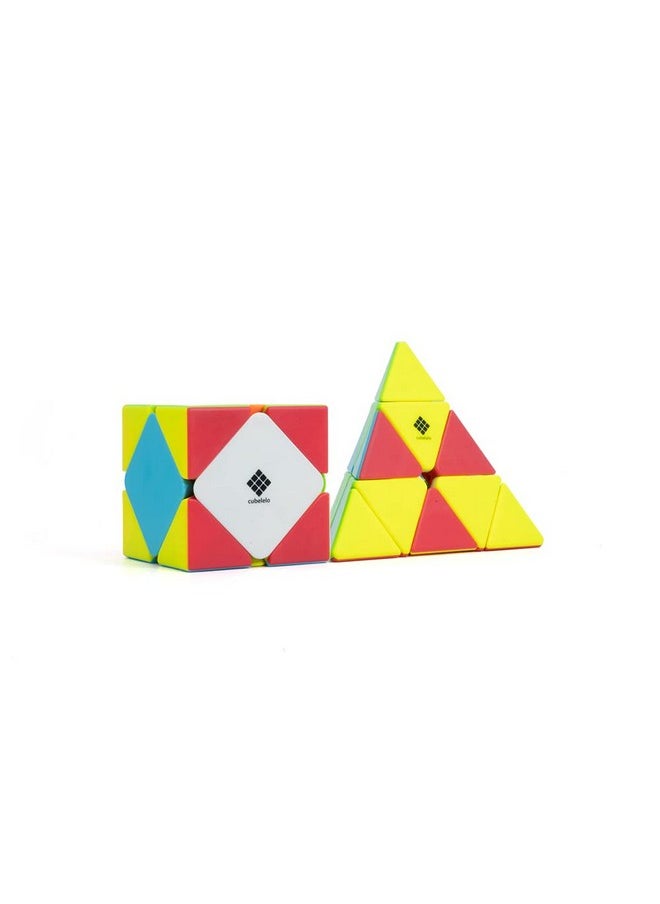 Cubelelo Kid Drift Skewb & Pyraminx Combo Stickerless