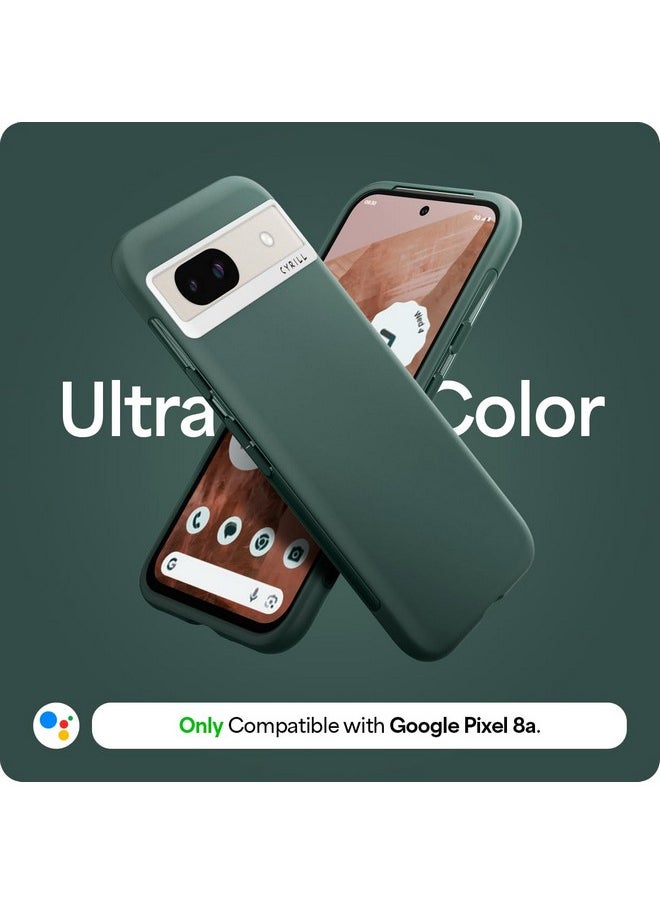 CYRILL Spigen Ultra Color Back Cover Green Case for Google Pixel 8a (TPU, PC | Kale)