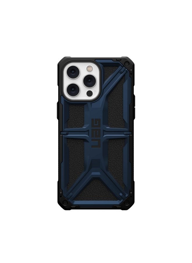 Urban Armor Gear TPU+PC Uag Case, Monarch Rugged Lightweight Premium Protective Case/Cover Designed For Iphone 14 Pro Max (6.7-Inch) (2022), Wireless Charging Compatible - Mallard, Black