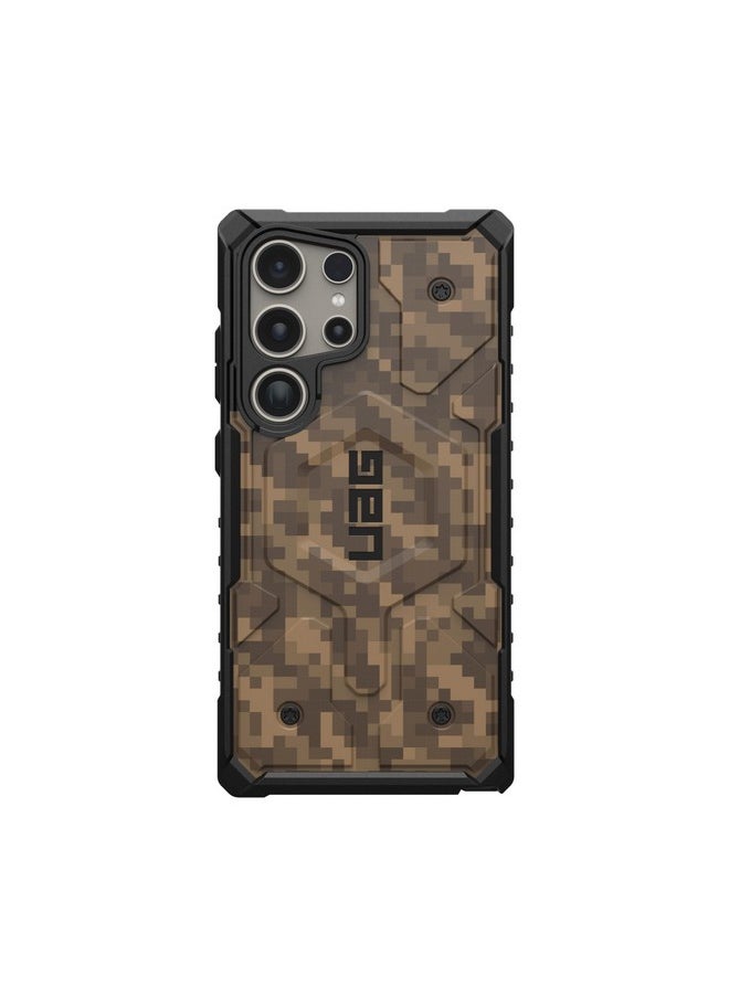 Urban Armor Gear Thermoplastic Polyurethane Pathfinder Se Rugged Protective Case/Cover Designed For Galaxy S24 Ultra (6.8-Inch) 2024,Magnetic Charging Compatible- Digi Camo Dark Earth