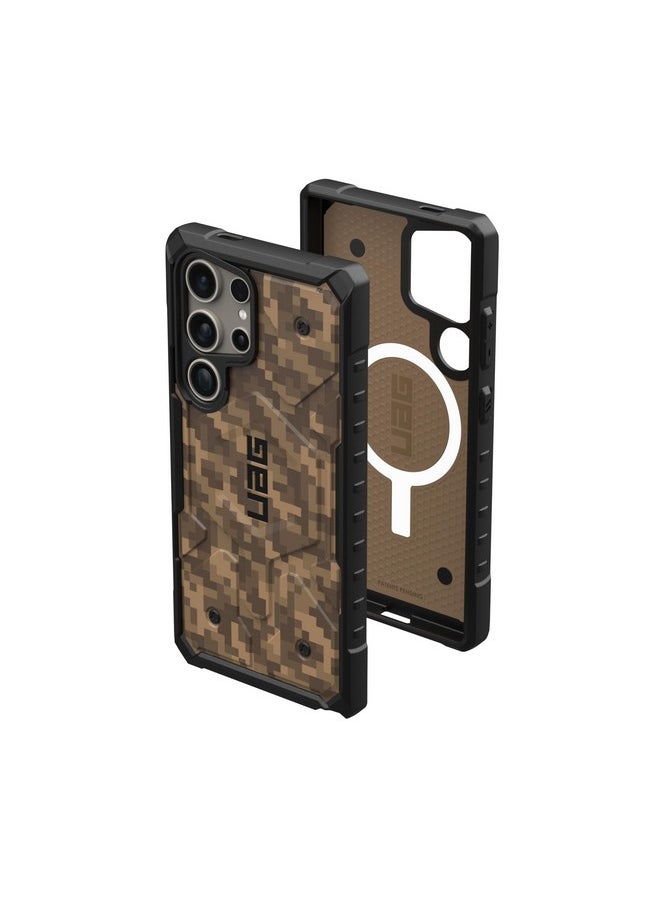 Urban Armor Gear Thermoplastic Polyurethane Pathfinder Se Rugged Protective Case/Cover Designed For Galaxy S24 Ultra (6.8-Inch) 2024,Magnetic Charging Compatible- Digi Camo Dark Earth
