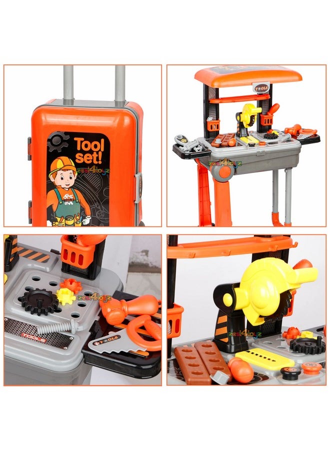 Zest 4 Toyz Toy Tool Kit for Kids Boys Girls Mechanical Construction Carpainter Box for 3+ Years by Zest 4 Toyz