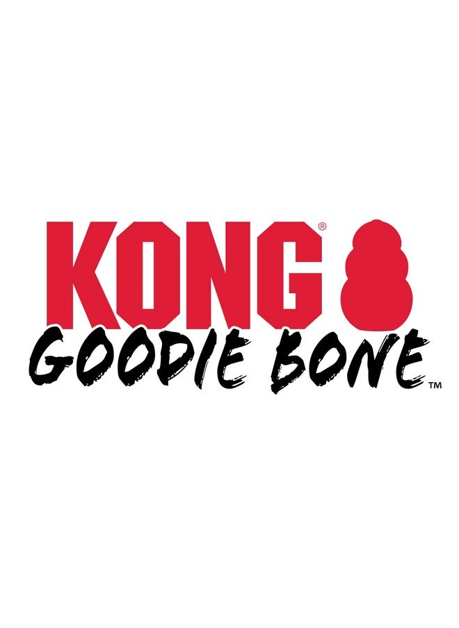 KONG Extreme Goodie Bone, Ultra-Durable Chew Toy for Aggressive Chewers, Natural Rubber, Bone Shaped Treat Dispenser, Promotes Dental Health, Stuff Dog Treats, Reduces Boredom, Large