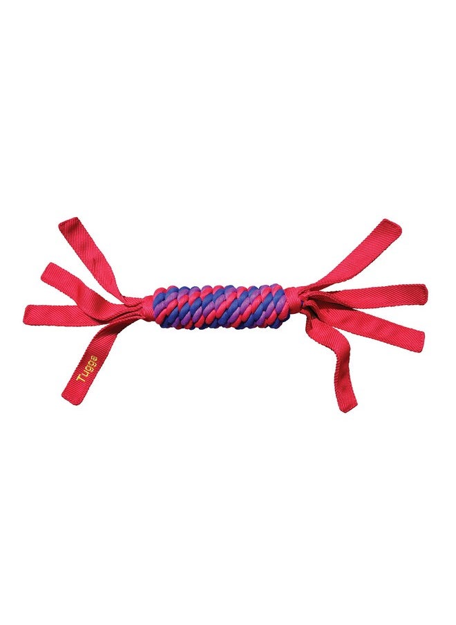 KONG Tugga Wubba Dog Toy, Interactive Tug & Toss Toy, Durable Twisted Cotton Rope for Chewing, Fetching, Exercise, Dual Tails for Shaking Fun, Reinforced Fabric, Cleans Teeth, for Puppies, Small Dogs